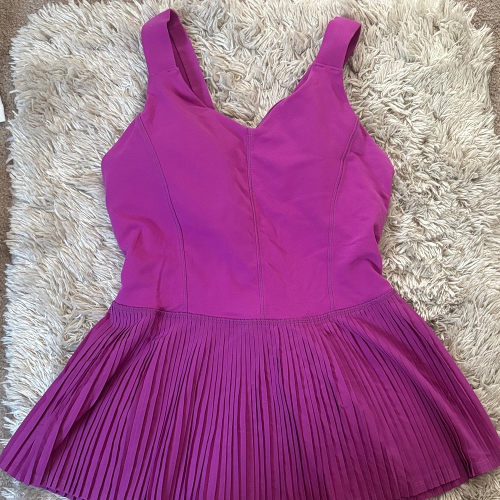 Lululemon Purple Pleated workout top